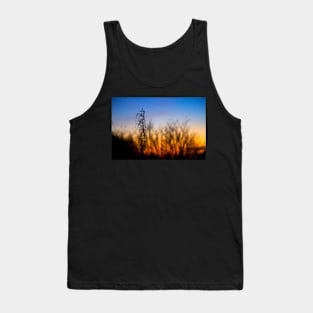 Winter Sunset Silhouettes Tank Top